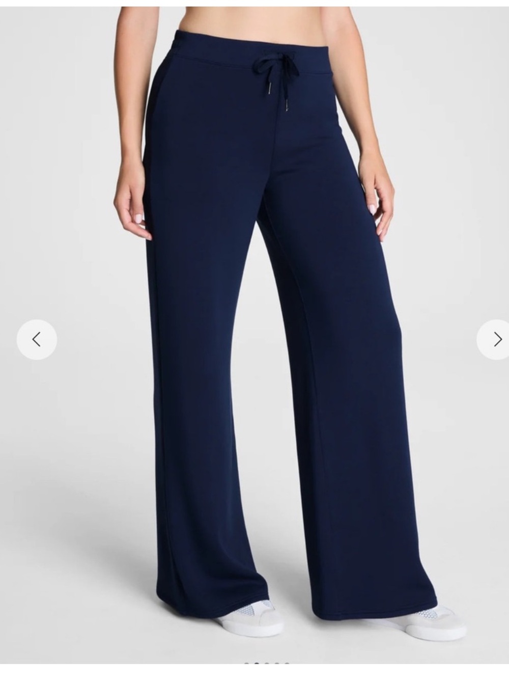 NEW Spanx AirEssentials Wide Leg Pants in Timeless Navy Blue Medium